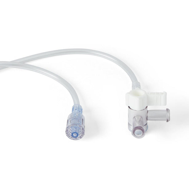 Icu Medical Anesthesia Macrobore Extension Set with 4-Way Stopcock, Clave Y-Site, Male Luer Lock Adapter, 38" - 12394-01 - 50 Each