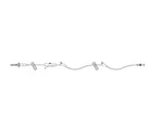ICU MEDICAL MicroClave Clear Connectors and IV Administration Extension Set, Needle Free, 7" - 12515-01 - 50 Each