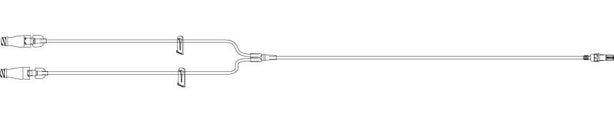 ICU MEDICAL INC ICU Medical Bifurcated Extension Sets 12547-01 50 Each - MDL-ABB125470101