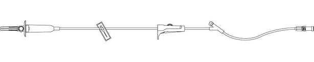 Icu Medical 12672-28 LifeShield Primary IV Set, Convertible Piercing Pin, Prepierced Injection Site, 80" - MDL-ABB1267228 - 48 Each