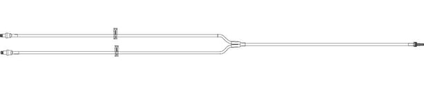 ICU MEDICAL INC ICU Medical Bifurcated Extension Sets 20710-01 50 Each - MDL-ABB2071001