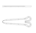 Icu Medical 3000301 Hanger, Stand, Infusion, 11" - MDL-ABB3000301CS - 250 Each