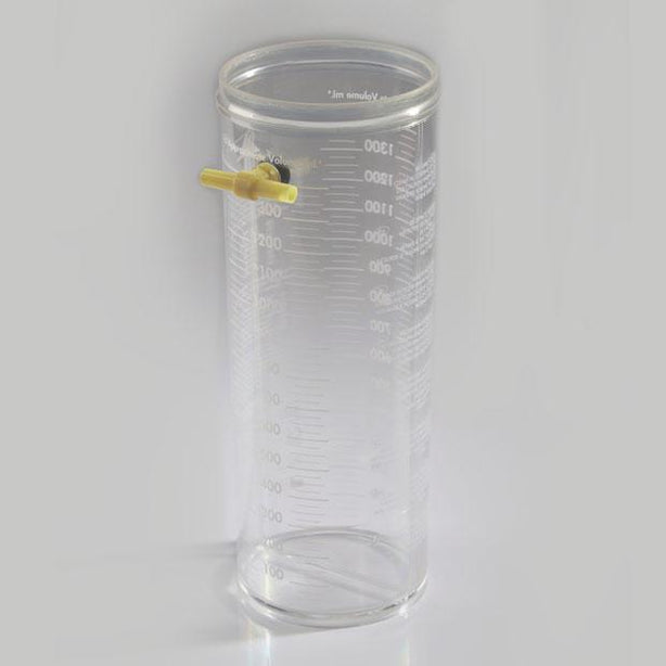 Amsino RECEPTAL 1,500 mL Reusable Canister for Use with 1,500 mL Disposable Liners Only - 43423-01 - 1 Each
