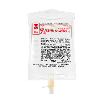 ICU MEDICAL INC Potassium Chloride in Water for Injection 07077-14 24 Each - MDL-ABB70771414