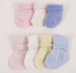 Encompass Newborn Booties, No Tread, White - 2140 - 48 Each