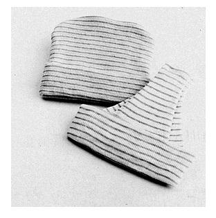 Baby Boggans Hat, 4" x 5", 2-Ply, Pink, Blue, White, Encompass - 80005 - 350 Each