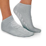 Encompass Care-Steps Patient Safety Footwear, Double Tread, Heather Gray, Size 3XL - 80119 - 48 Pair