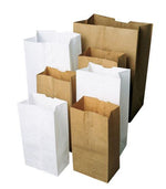 Action S. O.S. Self-Opening Square Kraft Paper Pharmacy Bag, Brown, 6" x 4" x 12.5" - 8B - 500 Each