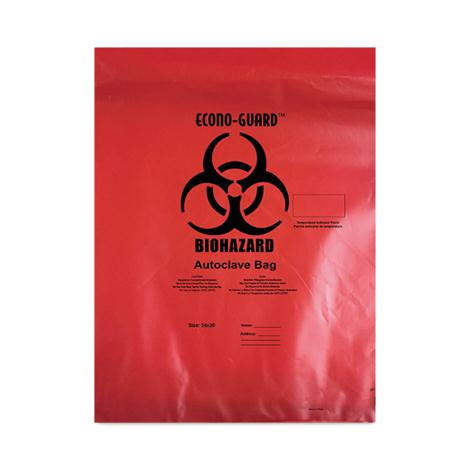 Action Health Econo-Guard Red Autoclave Bags ACR19X23 - 200.0 Each