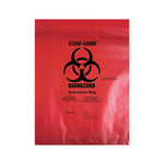 Action Econo-Guard Polypropylene Biohazard Autoclave Bag, 25"W x 35"H, 2 mil, Indicator, Red, "Biohazard" Print - ACR25X35 - 200 Each