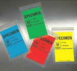 Action Color Color-Coded Specimen Bag with Pouch, Yellow, 6" x 9" - CCST69YE - 1000 Each