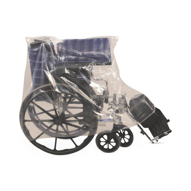 Action Bag Equipment Wheelchair Cover, 28" x 22" x 35", Clear - EC35 - 150 Each