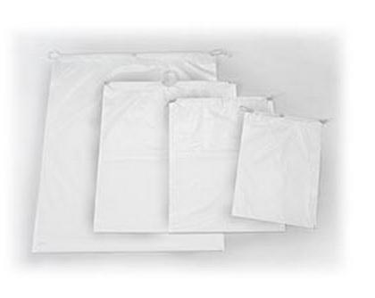 Action Semitransparent Patient Supply Bag, Drawstring, 1.5 Mil, 16" x 18" x 3", White - R1601803DS - 500 Each