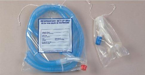 Action Plain Respiratory Care Set-Up Bag, Clear, 2 mL, 9" x 12" - R9012C - 100 Each