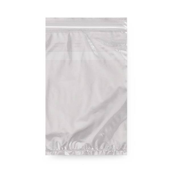 Econo-Zip Transport Bag, Specimen, Clear, No Print, 3 Wall, 2 mL, 6" x 9", Action - STB609-CLR - 1000 Each