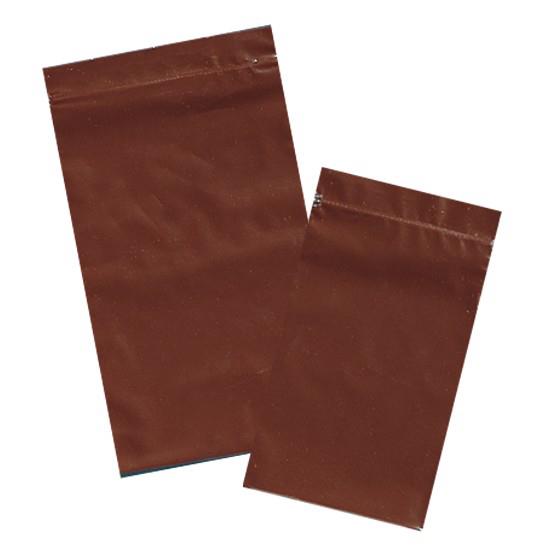 Amber Reclosable Zip Pharmacy Bag, 2 Mil, 4" x 6" - Z40602A - 1000 Each