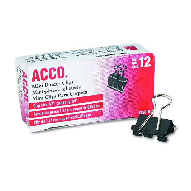 ACCO BRANDS Binder Clips 72010 12 Each