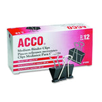 ACCO BRANDS Binder Clips 72050 12 Each