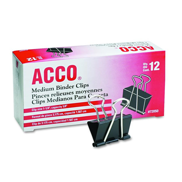 ACCO BRANDS Binder Clips 72050 12 Each