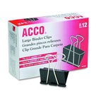 Binder Clips - 72100 - 12 Each - MDL-ACC72100