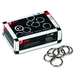 1" Metal Loose-Leaf Rings, Book - 72202 - 100 Each