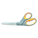 Acme United Titanium Titanium-Bonded Gray and Yellow Bent Scissors, 8" - 13731 - 1 Each