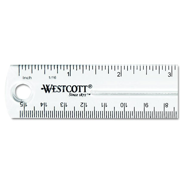 Acme United Corporation Plastic Rulers 45016 1.0 Each