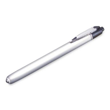 American Diagnostic Metalite Penlight, White Barrel with Pupil Guide, Reusable - 352WP - 1 Each