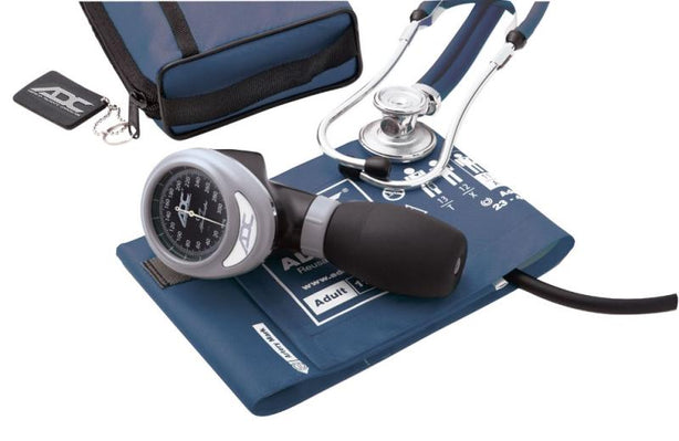 AMERICAN DIAGNOSTIC CORP Pro's Combo III Pocket Aneroid/Clinician Stethoscope Kit 788-641-11AN 1 Each - MDL-ADC8864111AN