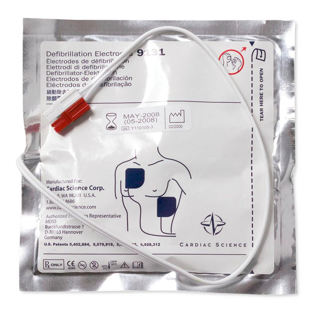 Cardiac Science Inc Powerheart G3 Defibrillator Pads / Electrodes - AED9131