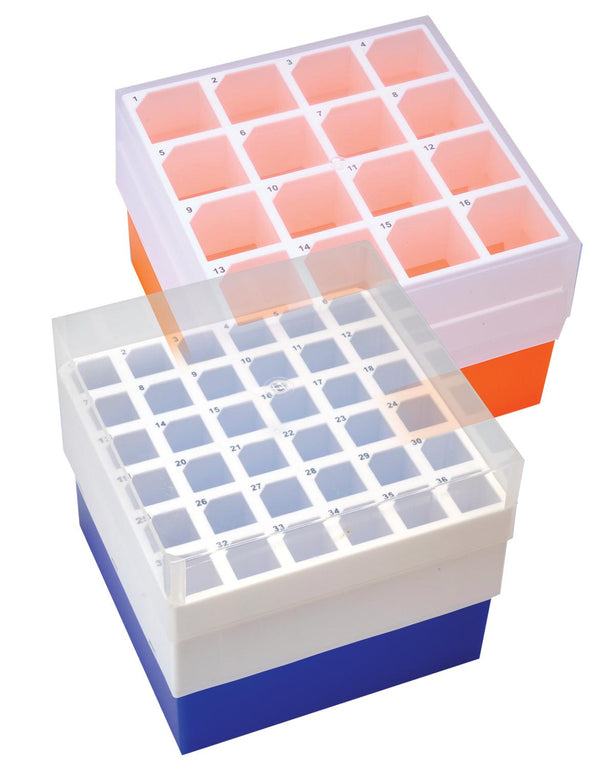 Argos Technologies PolarSafe 15 and 50mL Storage Freezer Box, 50 Ml Tubes, Holds 16 - R0050 - 2 Each