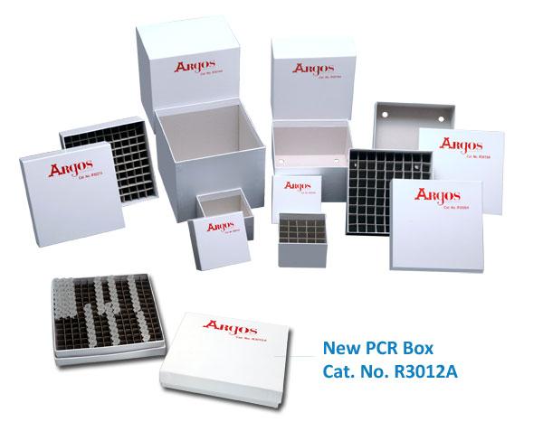 Argos Technologies Cardboard Freezer and Cell Divider Box, 3 x 3 x 2, W/25-PL Insert - R3025A - 1 Each