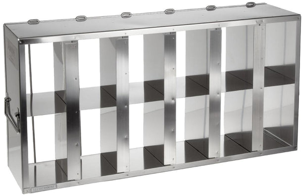 Argos Technologies PolarSafe Upright Freezer Rack for 96-/384-Well Microtiter Plates, Side Access, Holds 80 plates with Lids, 100 without Lids - AGTR9680A