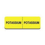 Centurion Centurion Potassium Labels AL3343Y - 3.0 Roll