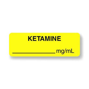 Centurion Centurion Ketamine Labels AL36 - 3.0 Roll