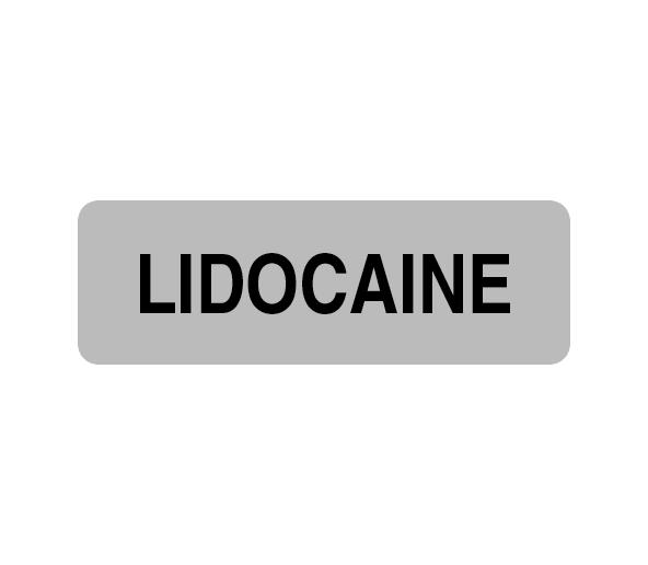Lidocaine Label - AL39A - 3 Roll - MDL-AL39A