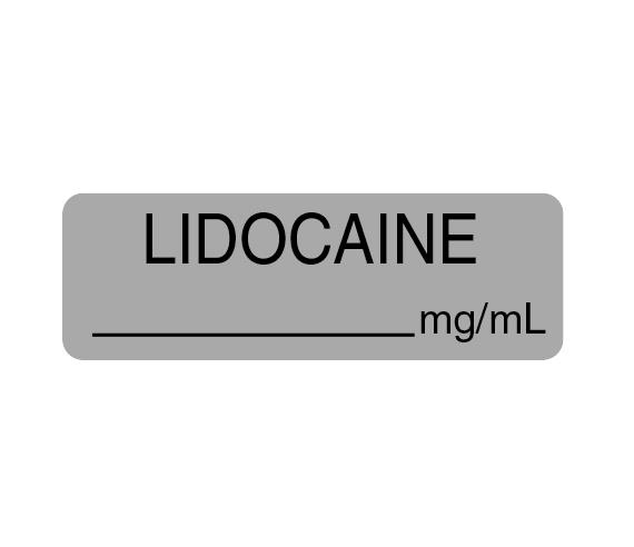 Lidocaine Label - AL39 - 3 Roll - MDL-AL39