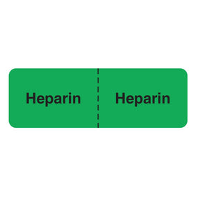 Heparin Label - AL707G - 3 Roll - MDL-AL707G