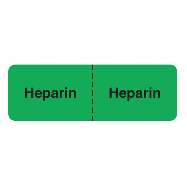Heparin Label - AL707G - 3 Roll - MDL-AL707G