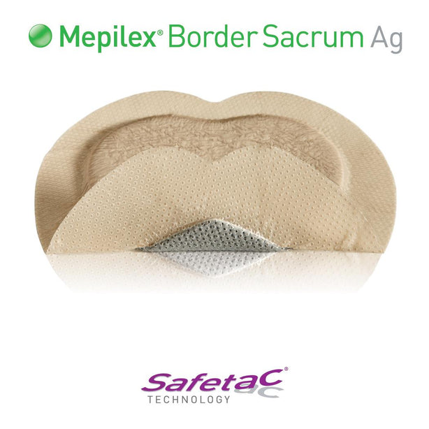 Molnlycke Healthcare Us LLC Mepilex AG Antimicrobial Silver Foam Border Dressings - ALA382490