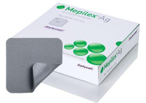 Molnlycke Healthcare Us LLC Mepitel Ag Antimicrobial Contact Layer Dressings with Safetac - ALA392090