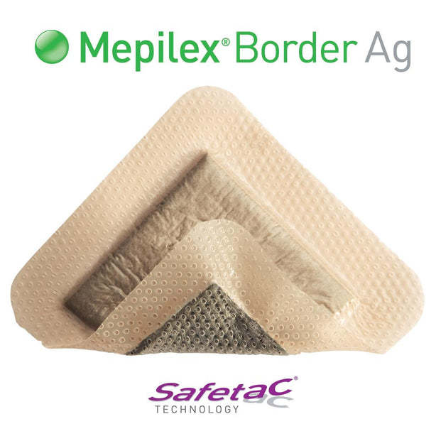 Molnlycke Healthcare Us LLC Mepilex AG Antimicrobial Silver Foam Border Dressings - ALA395290Z