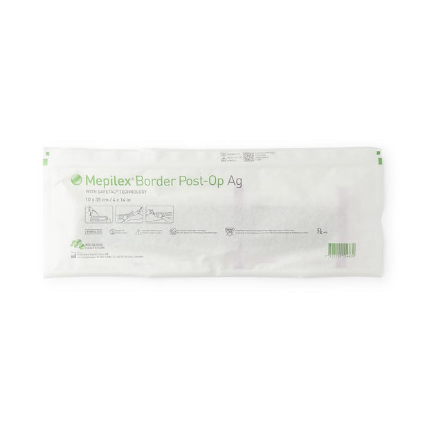 Molnlycke Healthcare Us LLC Mepilex AG Antimicrobial Silver Foam Border Dressings - ALA498650H