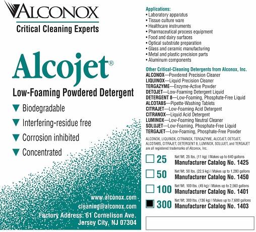 Alcojet Detergents - 1403 - 1 Each - MDL-ALD1403