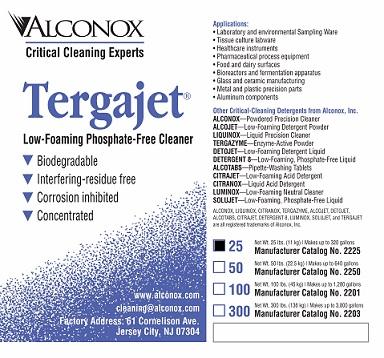 Alconox Inc Alconox Tergajet Detergents - ALD2225