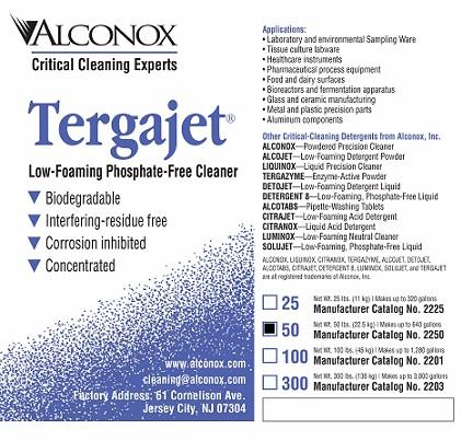 Alconox Inc Alconox Tergajet Detergents - ALD2250