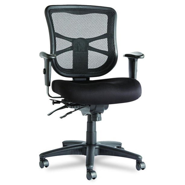 Alera Elusion Series Mid-Back Mesh Multifunction Chair - EL42ME10B - 1 Each - MDL-ALEEL42ME10B