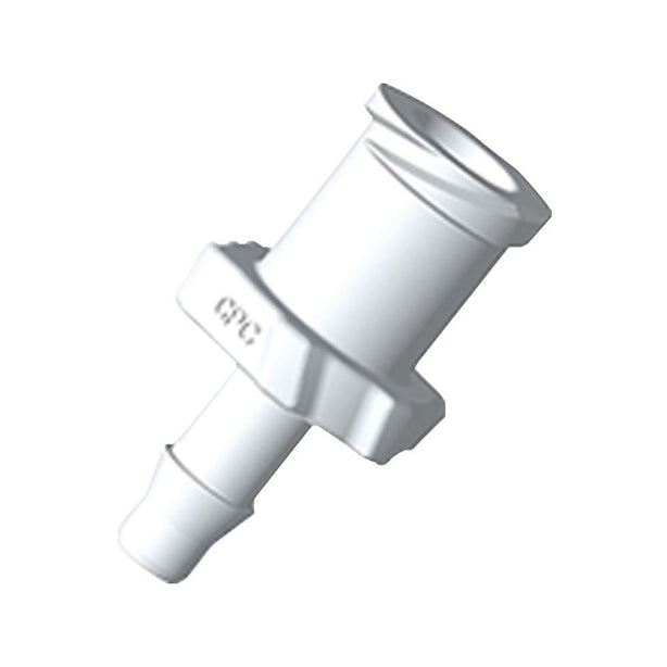 Female Luer Lock, Barbed, Natural, 100/Bag - Fits 1/8 inch ID Tubing (0.125 inch, 3.18 mm) - ALF4130