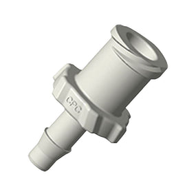 Female Luer Lock, Barbed, Natural, 100/Bag - Fits 1/8 inch ID Tubing (0.125 inch, 3.18 mm) - ALF41