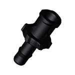 Female Luer Lock, Barbed, Black, 100/Bag - Fits 5/32 inch ID Tubing (0.156 inch, 3.97 mm) - ALF5131